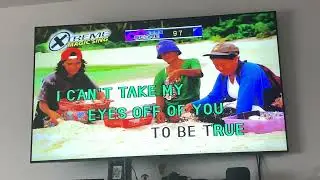 Singing Can’t Take My Eyes Off Of You by Boys Town Gang on my Xtreme Magic Sing ET25KN