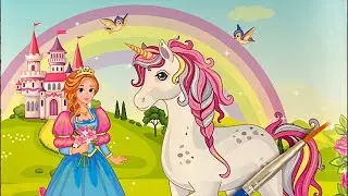 🦄 Unicorn Water colour painting 🖼️