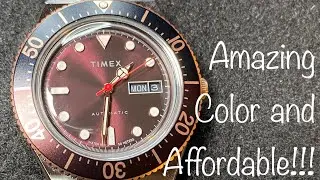 Часы Timex M79 Burgundy &mdash; элегантный способ добавить цвета в вашу коллекцию!