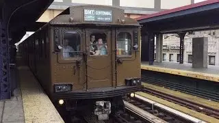 NYC Subway HD 60fps: D-type Triplex Arrives @ Brighton Beach For 1st Public Trip 6/25/15