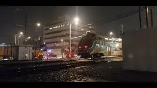 Metrolink 225 Flagging the Crossing..
