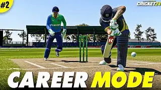 Dream Debut For PUNJAB 😍 CRICKET 24 CAREER MODE IN HINDI #2