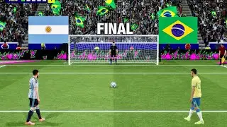 MESSI VS NEYMAR | ARGENTINA VS BRAZIL PENALTY SHOOTOUT | HIGHLIGHTS