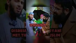 Disrespectful Qadyani met the wrong Muslim #muslim #islam #religion #speakerscorner #dawah