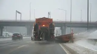 Zimowe utrzymanie dróg, A4 Gliwice - Katowice, 13 stycznia 2026 r.