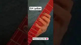 How to Play G Sharp Lydian Mode Scale #guitar #guitarist #guitartutor #rockband