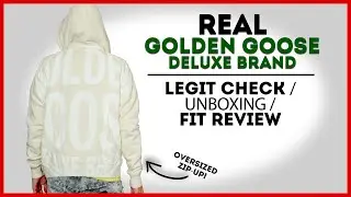 LEGIT GOLDEN GOOSE Hoodie | How to tell + unboxing & fit review!