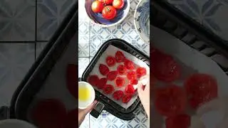 Tomates secos con air fryer