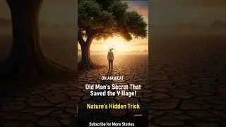 Old Man&rsquo;s Secret To Saving The Village&rsquo;s Crops | Nature&rsquo;s Tiny Hero Story #lifehack #aiGoal#village