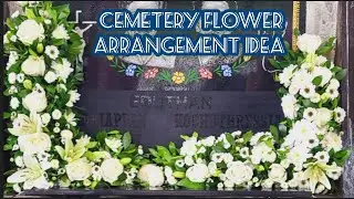 Cemetery flower decoration. Ep428 #cemeteryflowerdecoration #cemeteryflowerarrangement #flower