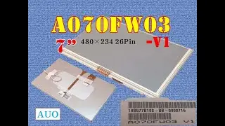 【판매중】 LCD Display 7인치 A070FW03-V1 480&times;234 26Pin 터치포함 AU A070FW03 V1