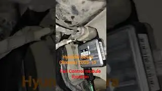 hyundai Azera (Sonata) 2005-10 fan control module location