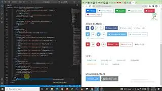 Bootstrap 4 Button CSS With HTML CSS PART 3