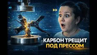 Стоит ли доверять карбону? Жёсткий тест  карбона под прессом.