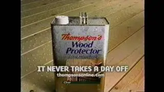 Thompson's Wood Protector clear preservative commercial (2000)