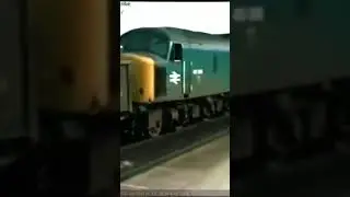 Peak power. An early Class 45 45066 filmed in Rotherham 1986 Long forgotten much loved diesel trains