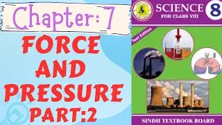 📚 Class 8 Science Chapter 7  Part:1 Force and Pressure (Sindh Text Board) | Fatima Academy.