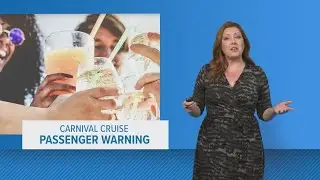 Why is one cruise line warning spring break travelers?