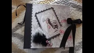 Álbum Boda con la colección Wedding de Stamperia que podéis encontrar en www.masscrap.com.