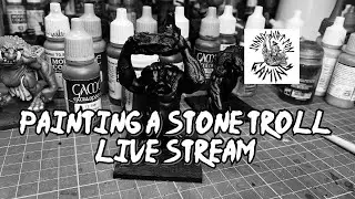 Painting a Stone Troll