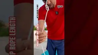 Как отрегулировать длину скакалки #шорты