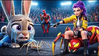 Rumi vs Judy Hops: The Race Between The Skeleton Spider And The Iron Spider 103 %
