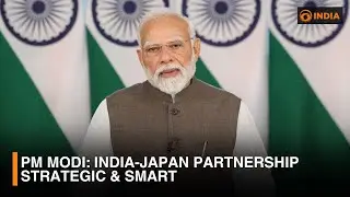 PM Modi: India-Japan partnership strategic & smart | DD India Newshour | 9 PM IST
