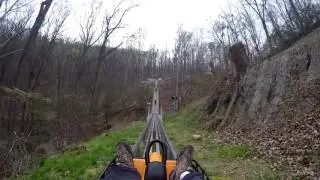Smokey Mountain Alpine Coaster POV Pigeion Forge, TN