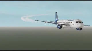 JetSweden A320 flight