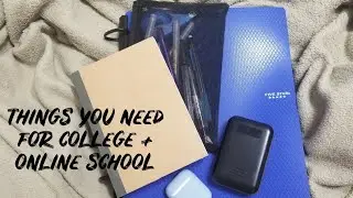 College essentials + tips for online classes
