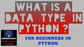 Data type in Python (in hindi) ||  { int ,float,complex string }  ||CODINGOLOGY👍