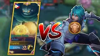 TOP GLOBAL ATLAS VS TANK LING EMBLEM |MLBB