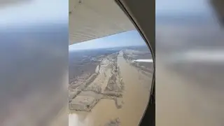 Skydivers capture Ottawa County flooding from above