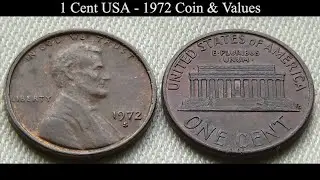 1 Cent USA - 1972 Coin & Values