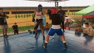 BOXEADOR FAJADOR VS ESTILISTA | BOXEO SPARRING | BOXEADOR PEQUE&Ntilde;O VS GRANDE 🥊👑 1RD.