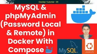 Run MySQL & phpMyAdmin (Password Local & Remote) in Docker With Compose 🐳 #docker #mysql