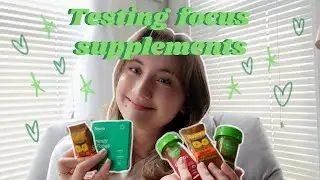 testing different 'focus' supplements to improve word count ✍🏻📚 writing experiment