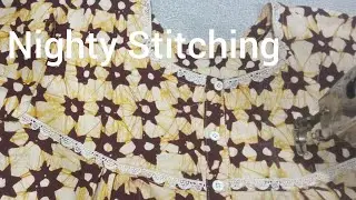 yoke Nighty Stitching Easy Method ||yoke Nighty Stitching||