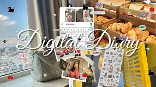 Digital Diary || Samarinda, shopping, mini haul ! || ── .✦
