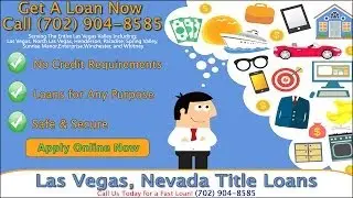 Las Vegas Title Loans In Minutes - (702) 904-8585