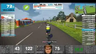 Zwift Stage 4 Get Rolling - RGV (C) - bike swap fail