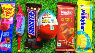 Satisfying video Asmr lollipops candy and chocolate gummy candy cutting video asmr
