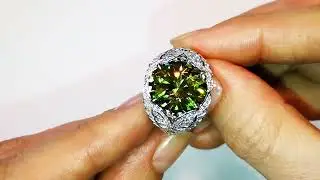 Mali Garnet Ring 8.83 carats by Kat Florence