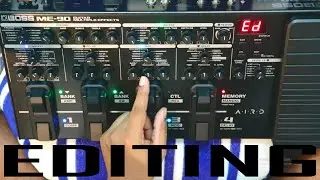 BOSS ME-90 ll Editing & Settings ll Guitar Pedal ll Sourav Mandal