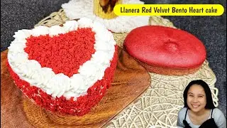 gamit ang Llanera gagawa tayo ng Heart Shaped Red Velvet bento cake. at ito po ay NO OVEN CAKE!