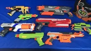 Lots of Toy Blasters for Kids Nerf Blasters Box of Toy Weapons