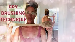 Quick Dry Skin Brushing Technique