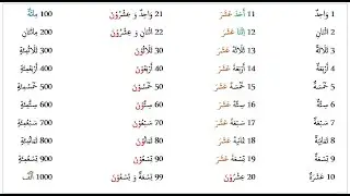 Belajar Bahasa Arab Bilangan Angka 1 sampai 1000 Penjelasan Lengkap