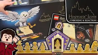 Unboxing the LEGO Harry Potter Hogwarts Icons Collection - First Impressions & Reaction