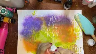 Art Journaling Demo - Dispatch from the Attic